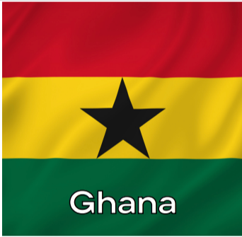 bandera de Ghana